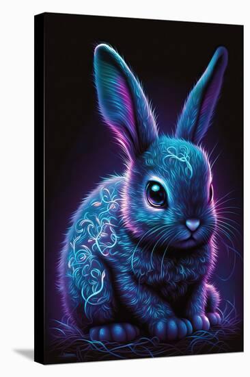 Frost Bunny 2-null-Stretched Canvas