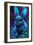 Frost Bunny 8-null-Framed Art Print