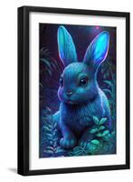 Frost Bunny 8-null-Framed Art Print