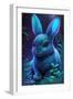 Frost Bunny 8-null-Framed Art Print