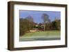 Frost covered farmland, Marlfield Village, County Tipperary, Republic of Ireland, Europe-Richard Cummins-Framed Photographic Print