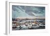 Frost Fair on the River Thames Near the Temple Stairs in 1683-84-Thomas Wyke-Framed Giclee Print