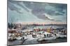 Frost Fair on the River Thames Near the Temple Stairs in 1683-84-Thomas Wyke-Mounted Giclee Print