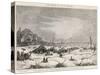 Frost Fair Thames 1814-null-Stretched Canvas