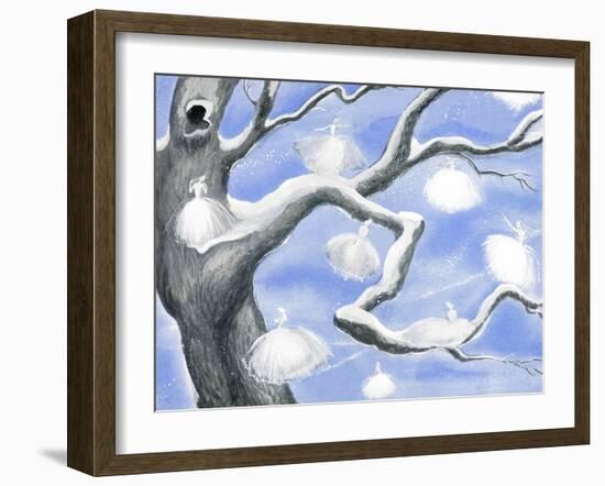 Frost Fairies - Jack & Jill-Laura Jean Allen-Framed Giclee Print