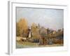 Frost in Louveciennes, 1873-Alfred Sisley-Framed Giclee Print