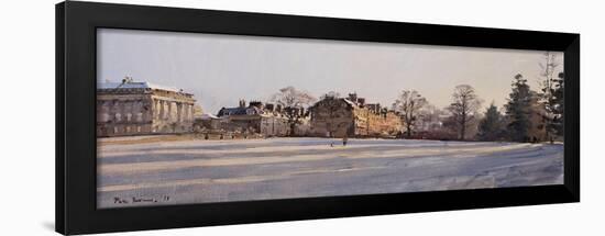 Frost, Royal Crescent and Brock Street, January 2011-Peter Brown-Framed Giclee Print