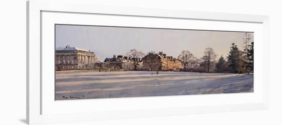 Frost, Royal Crescent and Brock Street, January 2011-Peter Brown-Framed Giclee Print