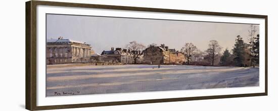 Frost, Royal Crescent and Brock Street, January 2011-Peter Brown-Framed Giclee Print