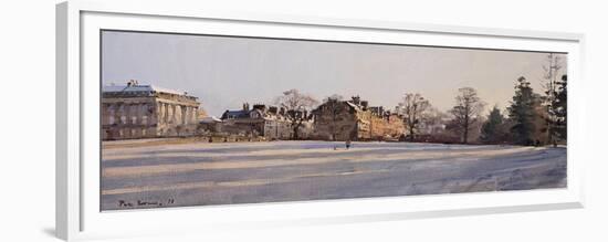 Frost, Royal Crescent and Brock Street, January 2011-Peter Brown-Framed Giclee Print