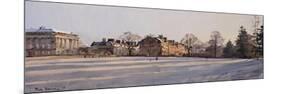 Frost, Royal Crescent and Brock Street, January 2011-Peter Brown-Mounted Giclee Print