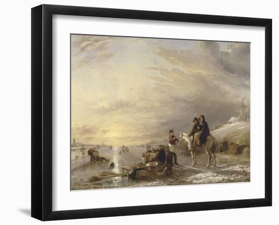 Frost Scene, 1827-William Collins-Framed Giclee Print