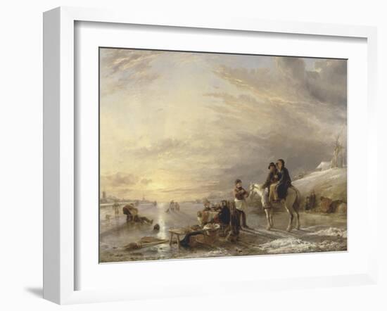 Frost Scene, 1827-William Collins-Framed Giclee Print