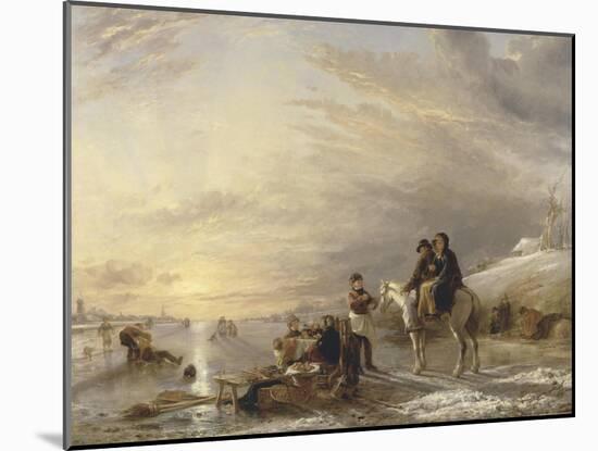 Frost Scene, 1827-William Collins-Mounted Giclee Print