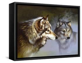 Frost Wolves-Spencer Williams-Framed Stretched Canvas
