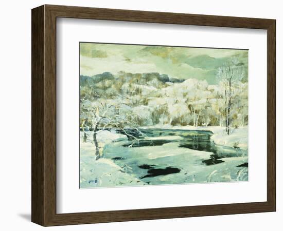 Frosted Trees-Jonas Lie-Framed Giclee Print