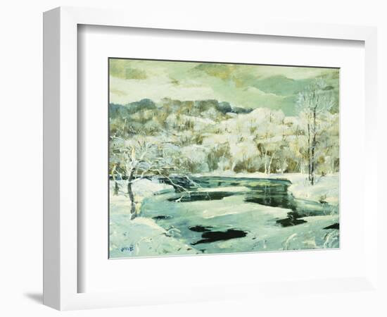 Frosted Trees-Jonas Lie-Framed Giclee Print