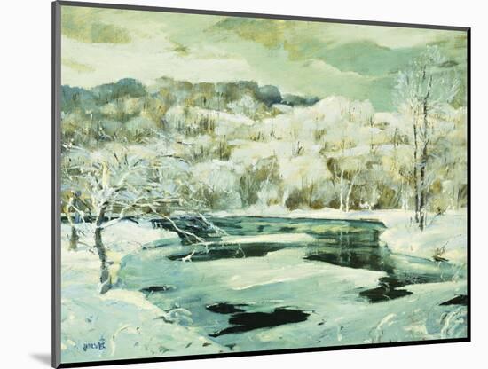 Frosted Trees-Jonas Lie-Mounted Giclee Print