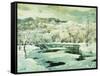 Frosted Trees-Jonas Lie-Framed Stretched Canvas