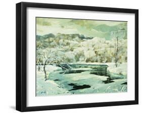 Frosted Trees-Jonas Lie-Framed Giclee Print