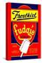 Frostkist Fudgie Ice Milk Bar-null-Stretched Canvas