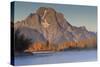 Frosty Autumn (Fall) Dawn at Oxbow Bend-Eleanor-Stretched Canvas