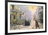 Frosty Day-B. M. Kustodiev-Framed Giclee Print