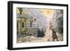 Frosty Day-B. M. Kustodiev-Framed Giclee Print