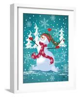 Frosty & Fab III-Teresa Woo-Framed Art Print