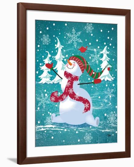 Frosty & Fab III-Teresa Woo-Framed Art Print