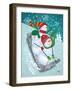 Frosty & Fab IV-Teresa Woo-Framed Art Print