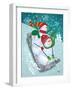 Frosty & Fab IV-Teresa Woo-Framed Art Print