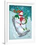 Frosty & Fab IV-Teresa Woo-Framed Art Print