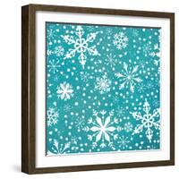 Frosty & Fab Snow-Teresa Woo-Framed Art Print