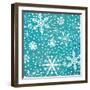 Frosty & Fab Snow-Teresa Woo-Framed Art Print