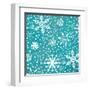 Frosty & Fab Snow-Teresa Woo-Framed Art Print