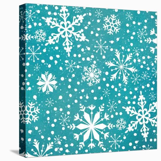 Frosty & Fab Snow-Teresa Woo-Stretched Canvas