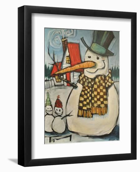 Frosty Family-Tim Nyberg-Framed Giclee Print