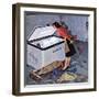 "Frosty in the Freezer", February 21, 1959-John Falter-Framed Giclee Print