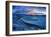 Frosty Landscape and Warm Clouds, Hayden Valley, Yellowstone-Vincent James-Framed Photographic Print