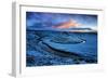 Frosty Landscape and Warm Clouds, Hayden Valley, Yellowstone-Vincent James-Framed Photographic Print