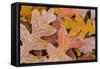 Frosty Leaves I-Kathy Mahan-Framed Stretched Canvas