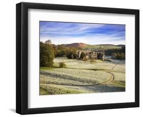 Frosty Morning at Bolton Priory Ruins (Bolton Abbey), Yorkshire Dales National Park, Yorkshire, Eng-Mark Sunderland-Framed Photographic Print