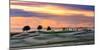 Frosty Morning Golf and Sunrise Sky-Sheila Haddad-Mounted Photographic Print