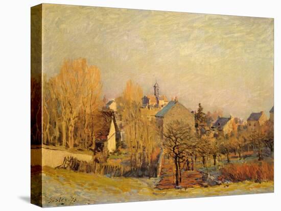 Frosty Morning in Louveciennes, 1873-Alfred Sisley-Stretched Canvas