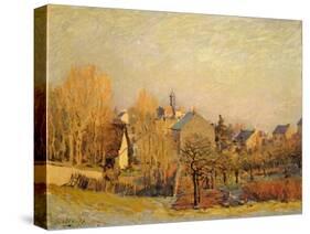 Frosty Morning in Louveciennes, 1873-Alfred Sisley-Stretched Canvas