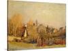 Frosty Morning in Louveciennes, 1873-Alfred Sisley-Stretched Canvas