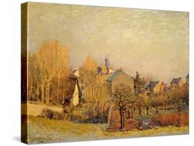 Frosty Morning in Louveciennes, 1873-Alfred Sisley-Stretched Canvas