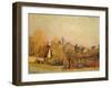 Frosty Morning in Louveciennes, 1873-Alfred Sisley-Framed Giclee Print