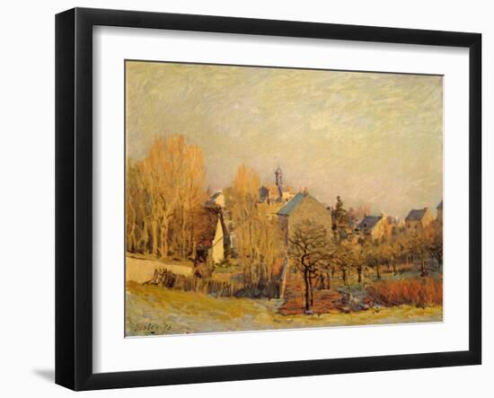 Frosty Morning in Louveciennes, 1873-Alfred Sisley-Framed Giclee Print